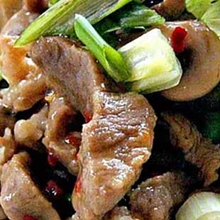 Pork with Mushrooms